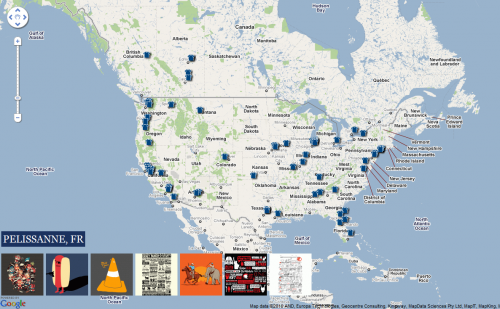 Watch Threadless orders on Google Maps