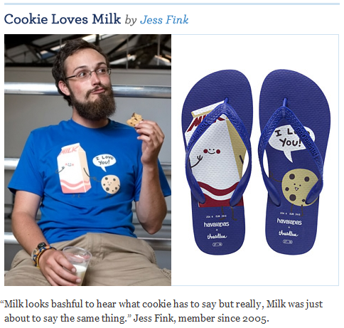 Cookie Loves Milk T-Shirt
