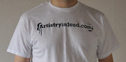 Artistryisdead.com logo tee