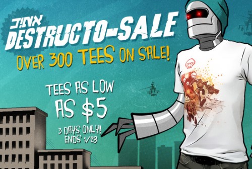 $5 T-Shirts in the J!NX sale