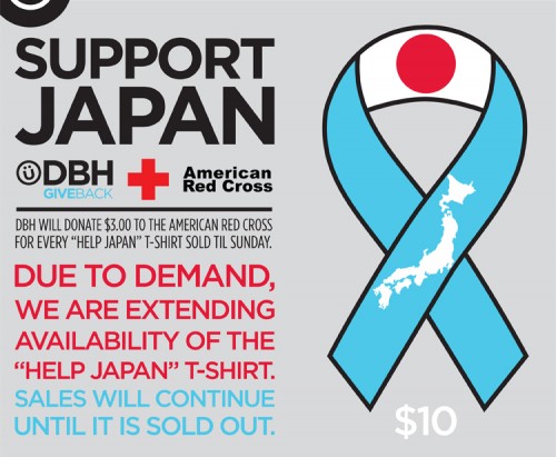 Design by Humans Support Japan