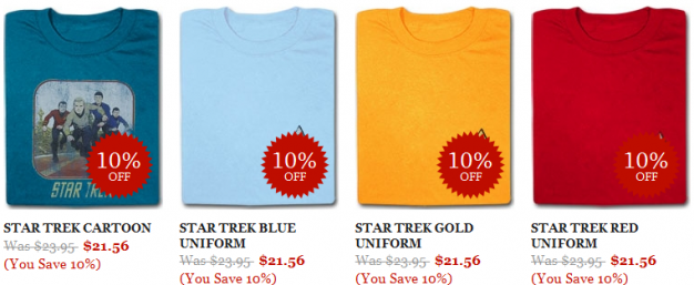 Star Trek T-Shirts Apparel and Clothing - NerdyShirts