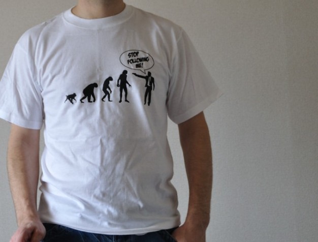 STOP FOLLOWING ME MONKEYS Shirt