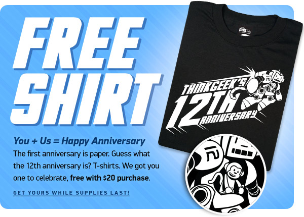 ThinkGeek Free T-Shirt