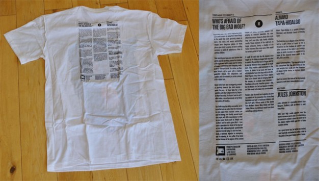 T-Post Article on the inside of the t-shirt