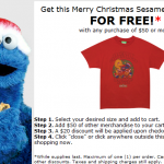 Merry Christmas Sesame Street T-Shirt