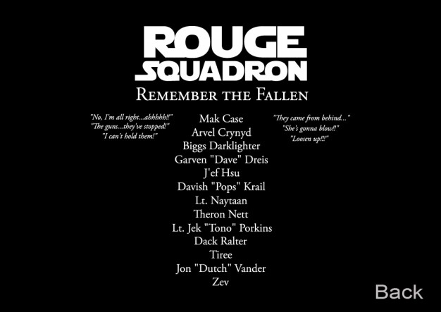 Star Wars Fallen Dead - Rouge Squadron