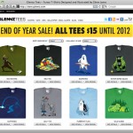 Glennz Tees End of Year Sale 2001 - $15 T-Shirts