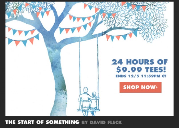 $9.99 T-Shirts at Threadless - one day only