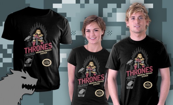 A Game of Ice & Fire T-Shirt by Drew Wise