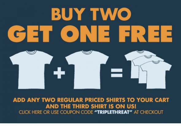 Busted Tees Buy 2, Get 1 Free Sale!