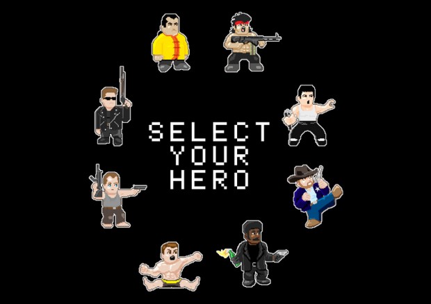 Select Your Action Movies Hero T-Shirt