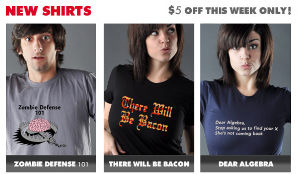 3 New Tees from Snorg Tees