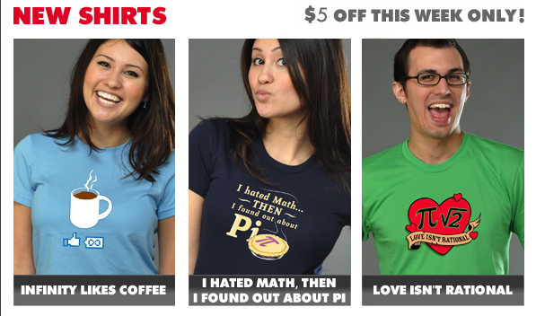 Snorg Who likes pi? Math and Coffee Tees: New at Snorg Tees - Tee Reviewer