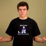 BRADYING, BECAUSE PLANKING IS STUPID T-SHIRT