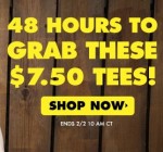 $7.50 Tees at Threadless