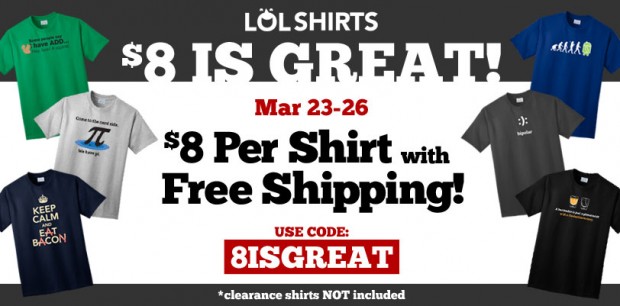 LOLShirts $8 Tees