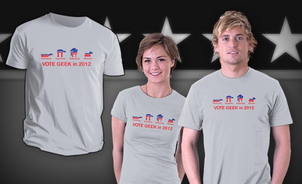 Vote Geek in 2012 T-Shirt