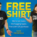 Free T-Shirt Free Shrugs
