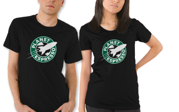Planet Espresso Futurama T-Shirt