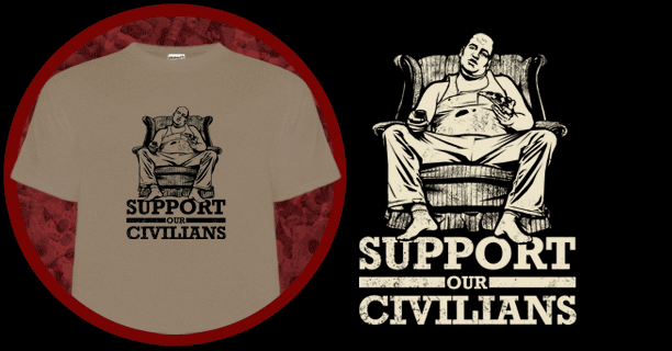 Support our civilians T-Shirt