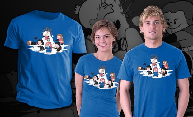 Winter is here Game of Thrones Peanuts mashup T-Shirt