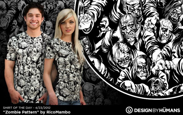 Zombie Pattern T-Shirt