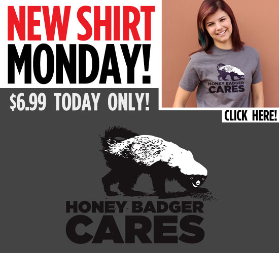 HONEY BADGER CARES! T-SHIRT