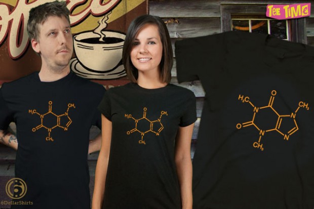 Mighty Caffeine Molecule T-Shirt