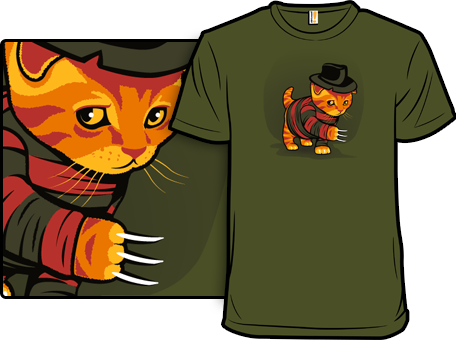 Nightmeow on Elm Street T-Shirt