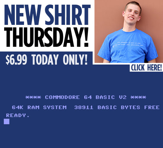 OLD SCHOOL COMMODORE 64 T-SHIRT