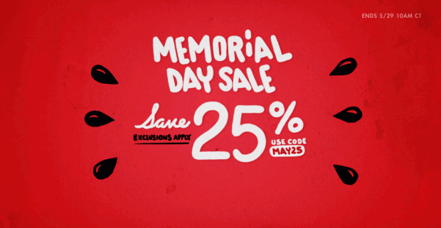 Threadless Memorial Day Sale