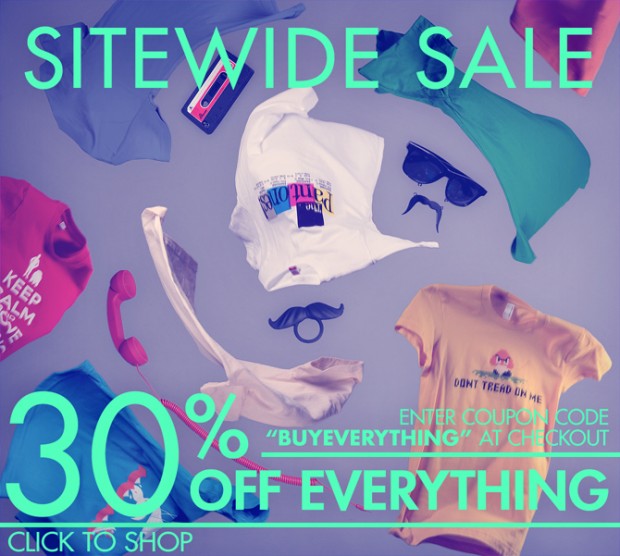 Busted Tees Summer Sale: 30% Off Everything