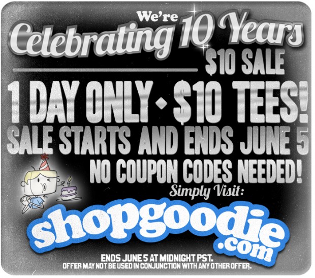 Goodie Two Sleeves $10 T-Shirts