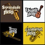 Guitar Hero Parodies from T-Shirt Hell