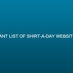 List of Shirt-a-Day Sites