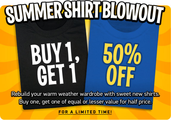 Summer Shirt Blowout Sale