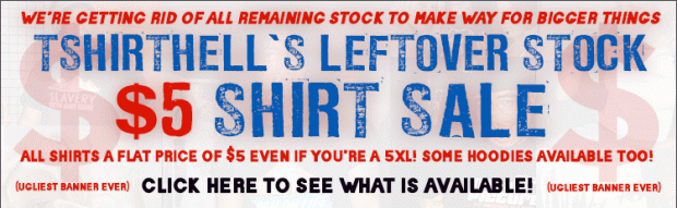 T-Shirt Hell Leftover Stock