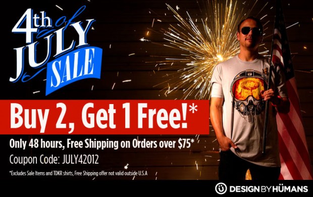 Design by Humans 4th July Sale