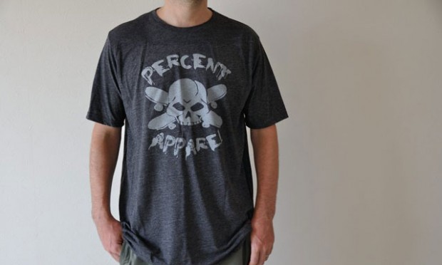 Percent Apparel Skateboard Skull T-Shirt