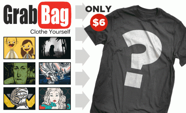 $6 T-Shirts in TeeFury Grab Bag sale