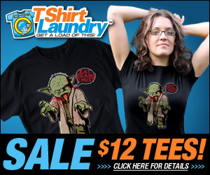 TShirt Laundry Yoda - $12 T-Shirt Sale