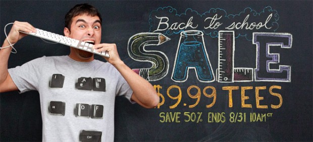 Threadless $9.99 Sale Featured Banner