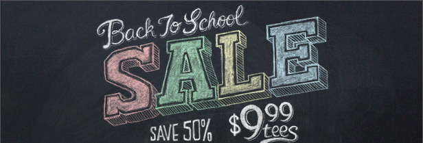 Threadless Back to School Sale