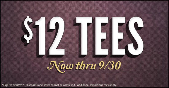 $12 T-Shirts from TShirt Laundry