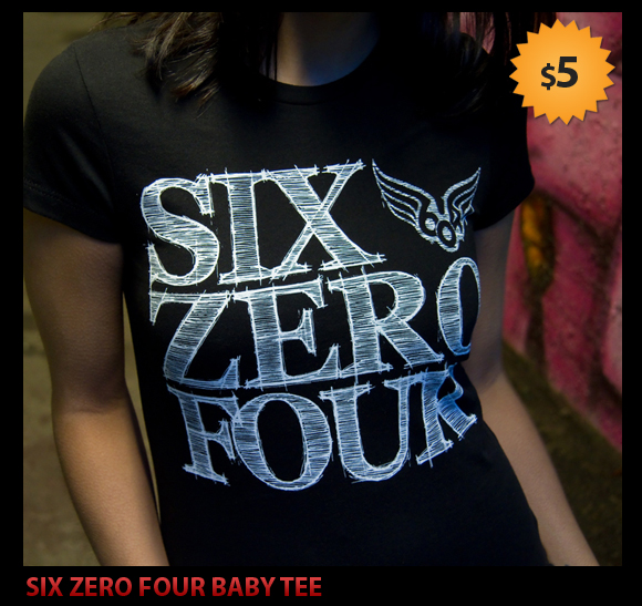 Six Zero Four Baby Tee