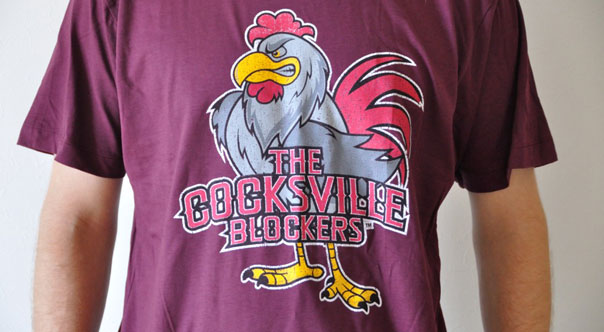 The Cocksville Blockers Logo