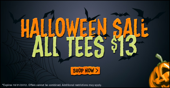 Halloween Sale TShirt Laundry