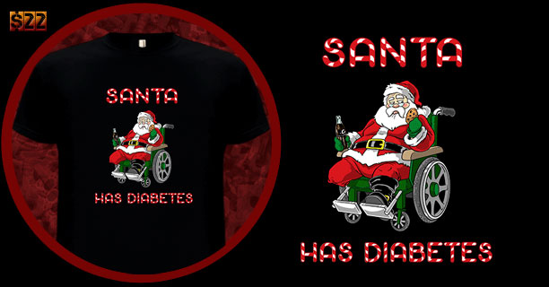 Santa has diabetes T-Shirt