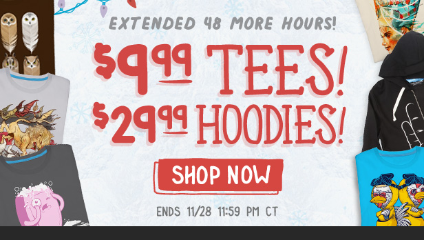 Threadless Sale Extended